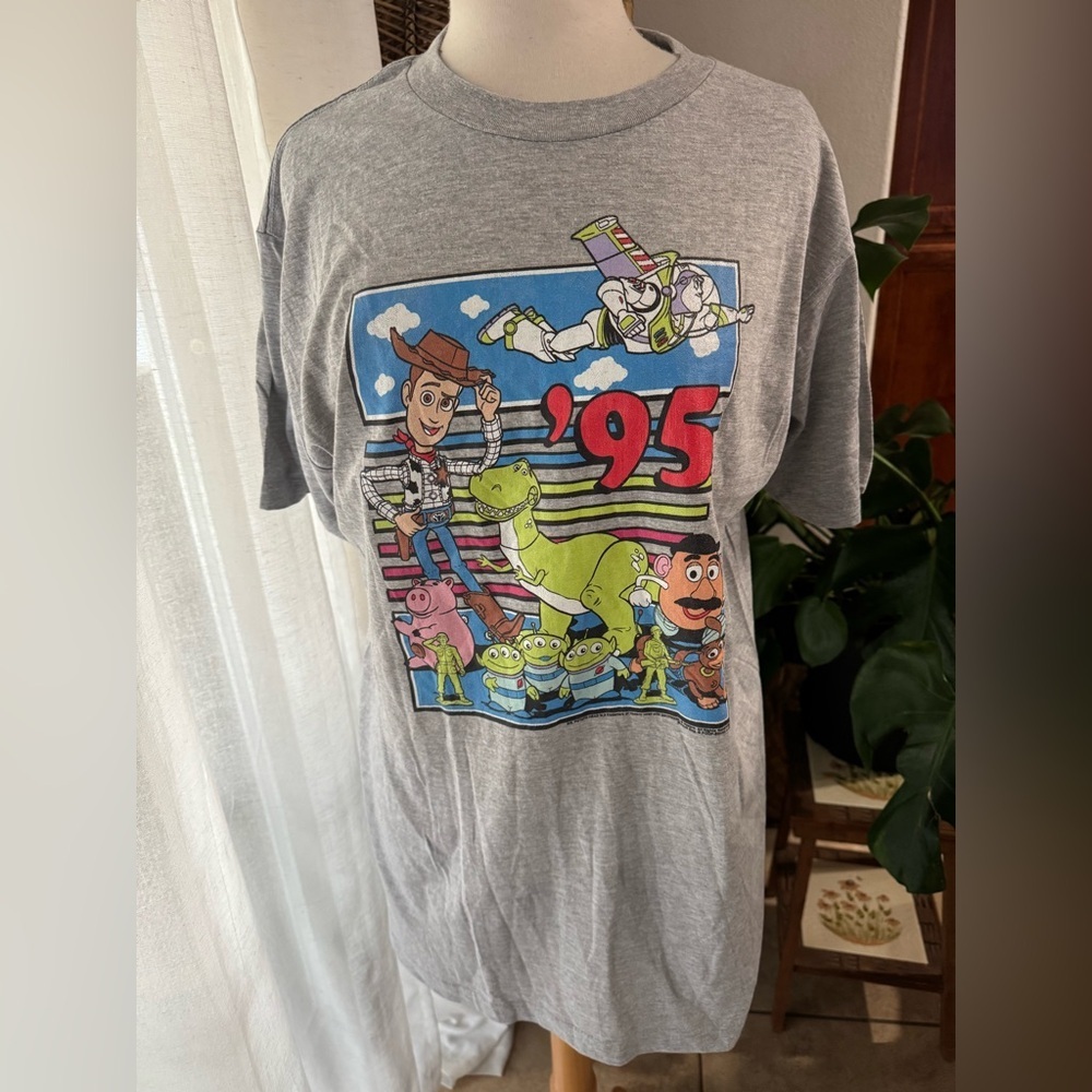 Gray Toy Story '95 mens‎ T-Shirt Disney Disneyland